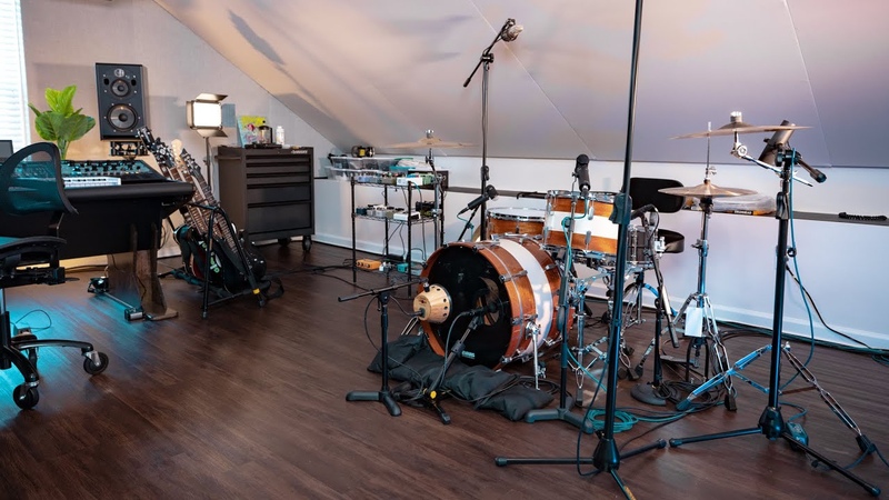 RECORDING DRUMS in the NEW Home Studio