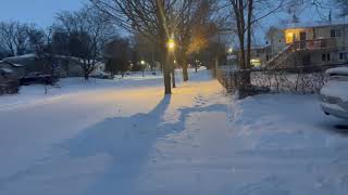 Morning 3000 step walk in the