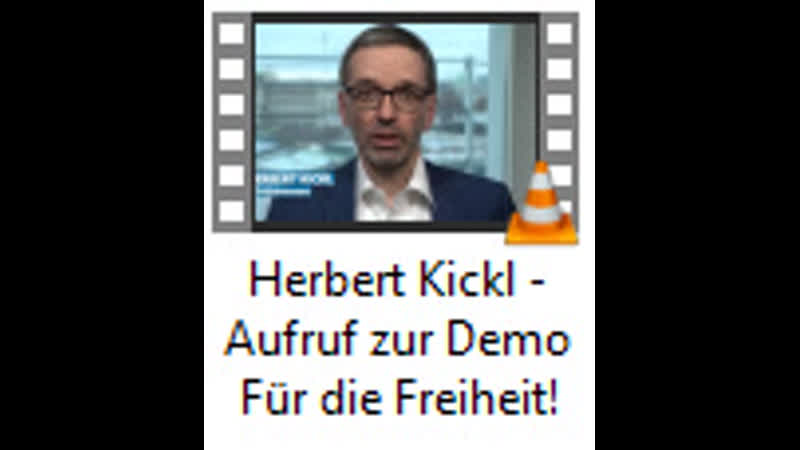 Herbert Kickl Aufruf zur Demo Für die