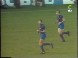 KSK Beveren - FC Barcelona 1978/1979 Cup Winners Cup Semi-Final 2nd Leg 1st Half
