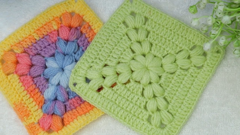 Very Easy Granny Square crochet pattern for beginners. crochet