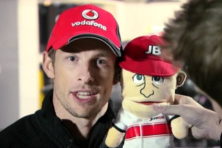 Jenson Button’s puppet [BBC] F1 2011 Japanese GP