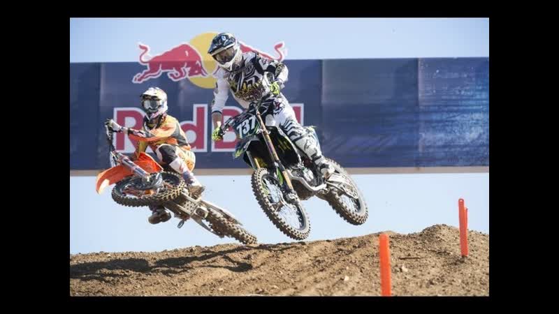 Offroad moto competition in Spain Red Bull Give Me Five