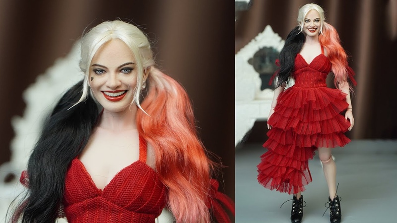 I Made a Harley Quinn Doll Creating an Exquisite 1:6 Scale Harley Quinn Doll from