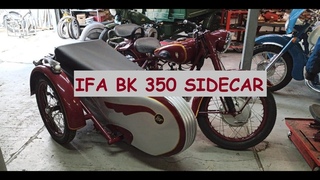 Мотоцикл IFA BK 350 с коляской 1953 года. Разговариваем про историю. Реставрация Ретроцикл.