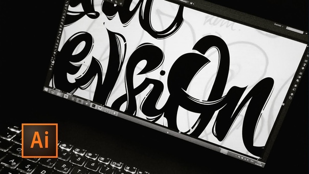 Speed Art , Digitizing of Hand Lettering in Adobe Illustrator , Third