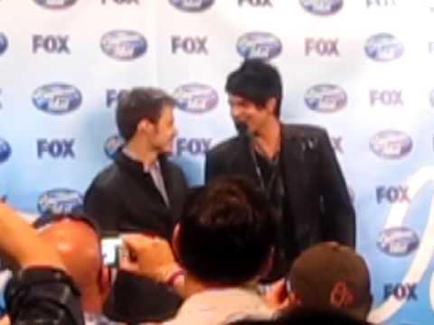 Adam Lambert Kris Allen American Idol Finale Press