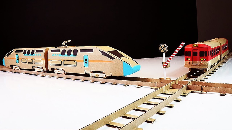 High Speed Train vs Ordinary Train, Crossing of Rails tracks, Fastes Trains