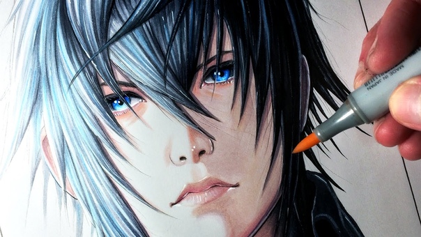 Lets Draw NOCTIS from FINAL FANTASY XV FAN ART