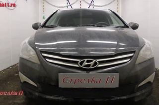 Hyundai Solaris - Дефлектор лобового стекла -