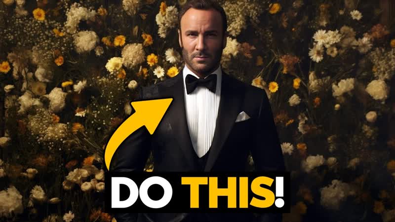 Be EXCITED about your work Tom Ford ,