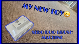 EP.6 Introducing My New Toy| Sebo Duo Brush Machine |ASMR| Carpet Cleaning | Sebo Duo Review