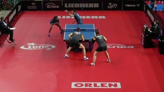 S. Gauzy/Prithika Pavade vs  P. Franziska/Petrissa Solja | European Championships 2021 (1/4)