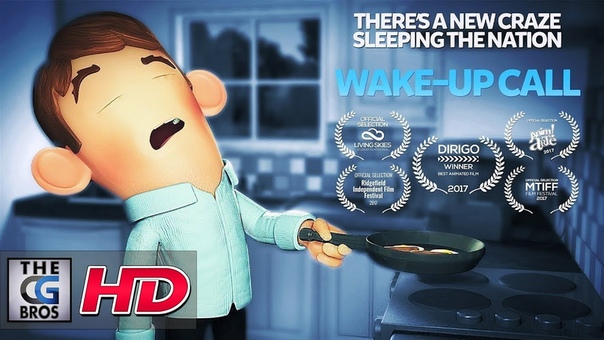 Award Winning CGI 3 D Animated Short Film: Wake Up Call by Luke Angus