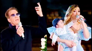HD Emmanuel y Sherley con su Hermoso Bebe Andr le cantan las Maanitas Virgen de Guadalupe Televisa