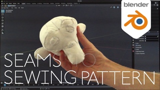 Seams to Sewingpattern addon for Blender, a quick walktrough