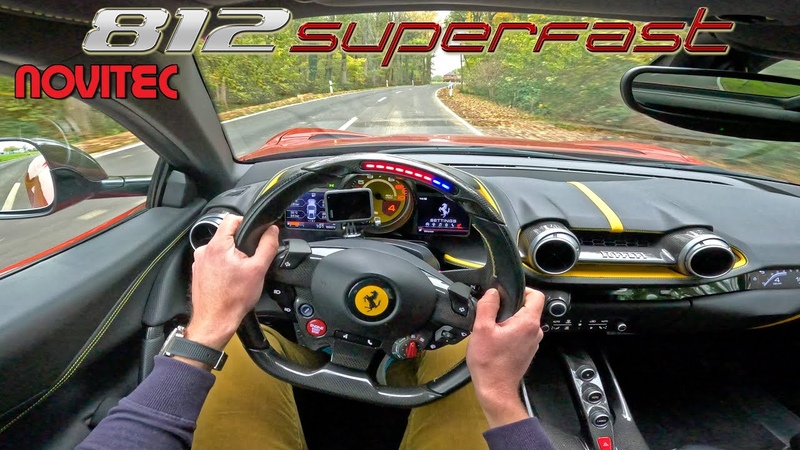 FERRARI 812 NOVITEC 9000 RPM F1 EXHAUST POV Test