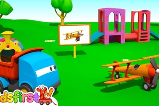 Kid’s 3D Cartoons for Children: Leo’s AIRPLANE CONSTRUCTION (мультики на английском)
