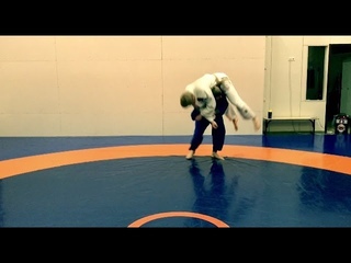 Дзюдо. Бросок мельница / Бычок. Бросок через плечи. Judo. Kata Guruma. Judo throws