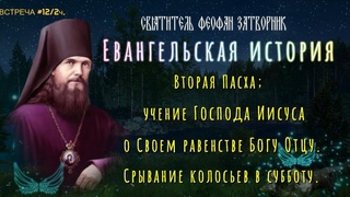 Учение Господа Иисуса о Своем равенстве Богу Отцу / Евангельская история-толкование и беседы.