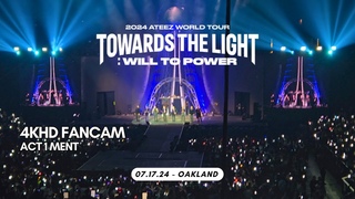 240717 - ATEEZ Towards the Light: Will to Power in Oakland, Act 1 Ment (4K HD FANCAM)