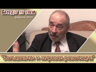 Большевики и мировая революция. М.В.Попов в цикле Беседы за чаем