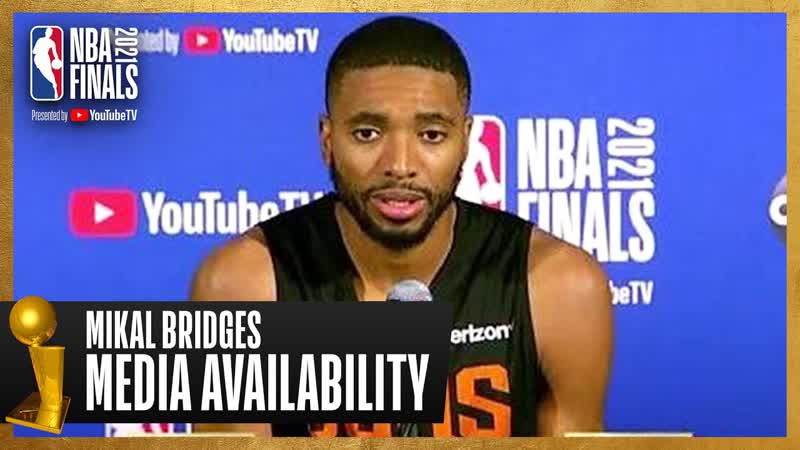 Mikal Bridges Jae Crowder, NBAFinals Media Availability, July 10th,