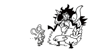 Gear 5 homage to Tom and Jerry