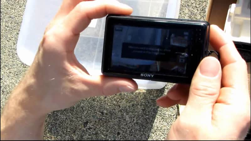 Sony Cybershot DSC TX5 Waterproof 720p Compact Camera Unboxing First Look Linus Tech