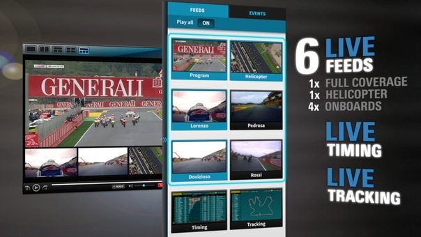 A first taste of Moto GP Multi Screen