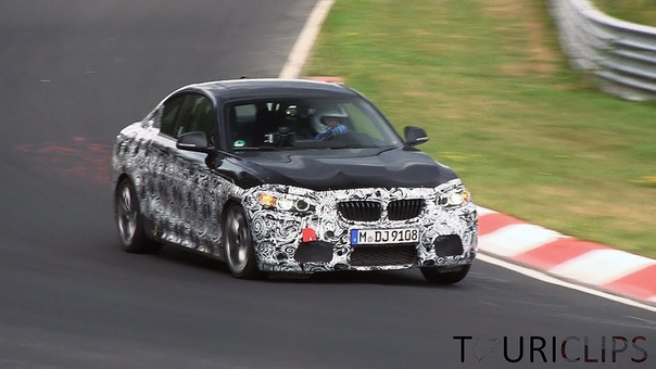 2014 BMW M235i spied testing on the Nürburgring