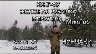 Серия 2.2. Нунчаки. Тренировка 1. Кунг-Фу Железная Рубашка Микулина.