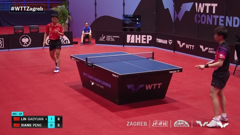 Lin Gaoyuan vs Xiang Peng, MS SF, WTT Contender Zagreb