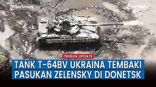 Tank T-64BV Ukraina yang Ditangkap Dipakai Pasukan Rusia serang Militer Kyiv