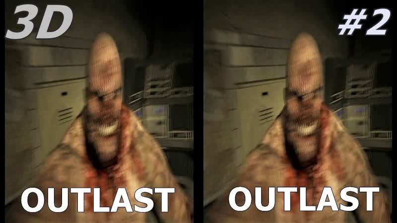 Outlast 3 D VR video 3 D SBS VR box google cardboard ,