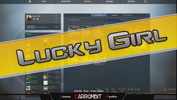 CS: GO Lucky girl opening