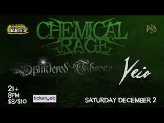 Chemical Rage CD Release at Dantes 12-02-17 Promo