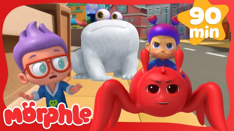 Spider Morphle Catches the Gobble Frog , Cartoons for Kids, Mila and