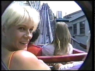 A Ride on the Cyclone Roller Coaster at Coney Island in 1987