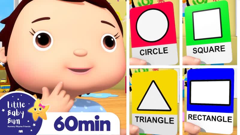 Shapes Song + More Nursery Rhymes and Kids Songs, Little Baby