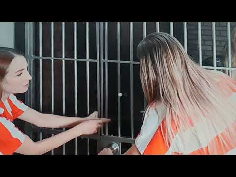 Police Woman handcuffed behind