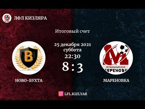 НОВО БУХТА 8 3 МАРЕНОВКА. ОБЗОР МАТЧА. 3 й тур ЛФЛ Кизляра