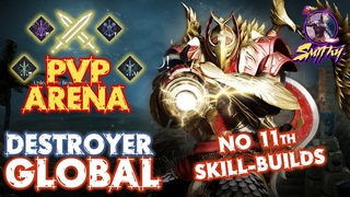 AWAKENING GIANT DESTROYER - GLOBAL PVP  no 11th SKILL - Black Desert Mobile Global + Skillbuild