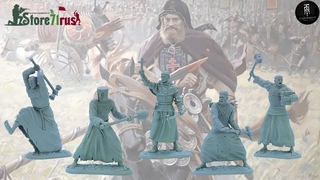 TIHONFIGUREN - БОЕВЫЕ МОНАХИ, ПСЫ ГОСПОДНИ, НАБОР #1 / FIGHTING MONKS, DOGS OF GOD, SET #1