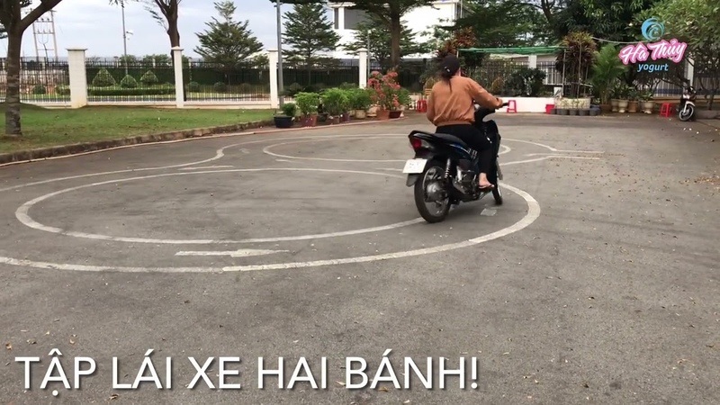 Bí bo, bí bộ, em tập lái moto, bí bo bí bô, ,,, , Thanh Thuy
