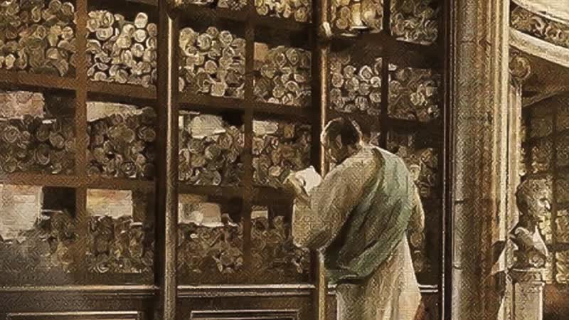 youre in the library of alexandria overflowing your mind with so much knowledge