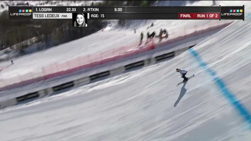 Tess Ledeux wins Womens Ski Slopestyle silver at X Games Aspen