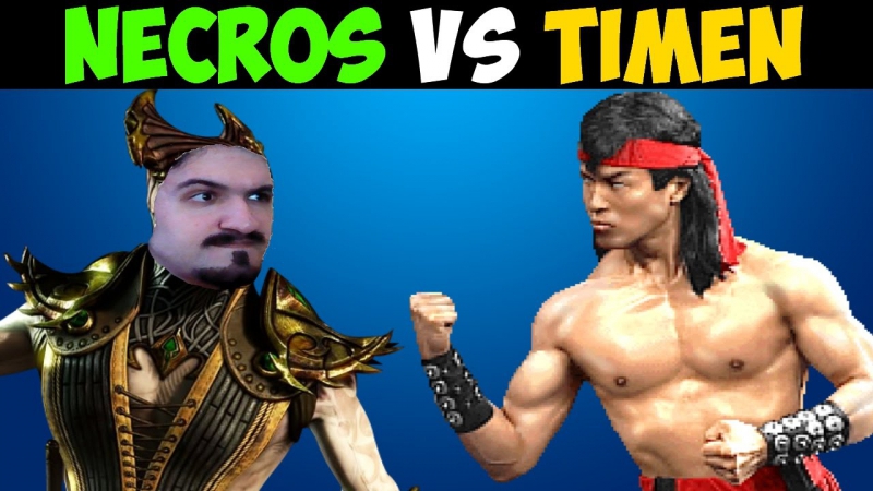 Mortal Kombat X Necros ( Shinnok ) vs Timen ( Liu Kang