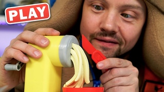 КукуPlay - РАСПАКОВКА - Мясорубка и Тесто для лепки - Делаем лапшу Плей До - Поиграйка с Пилотом
