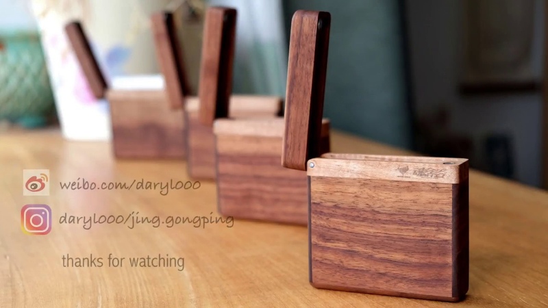 making wooden cigarette .